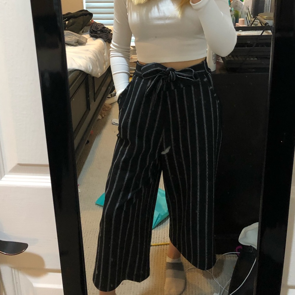 Cropped striped pant